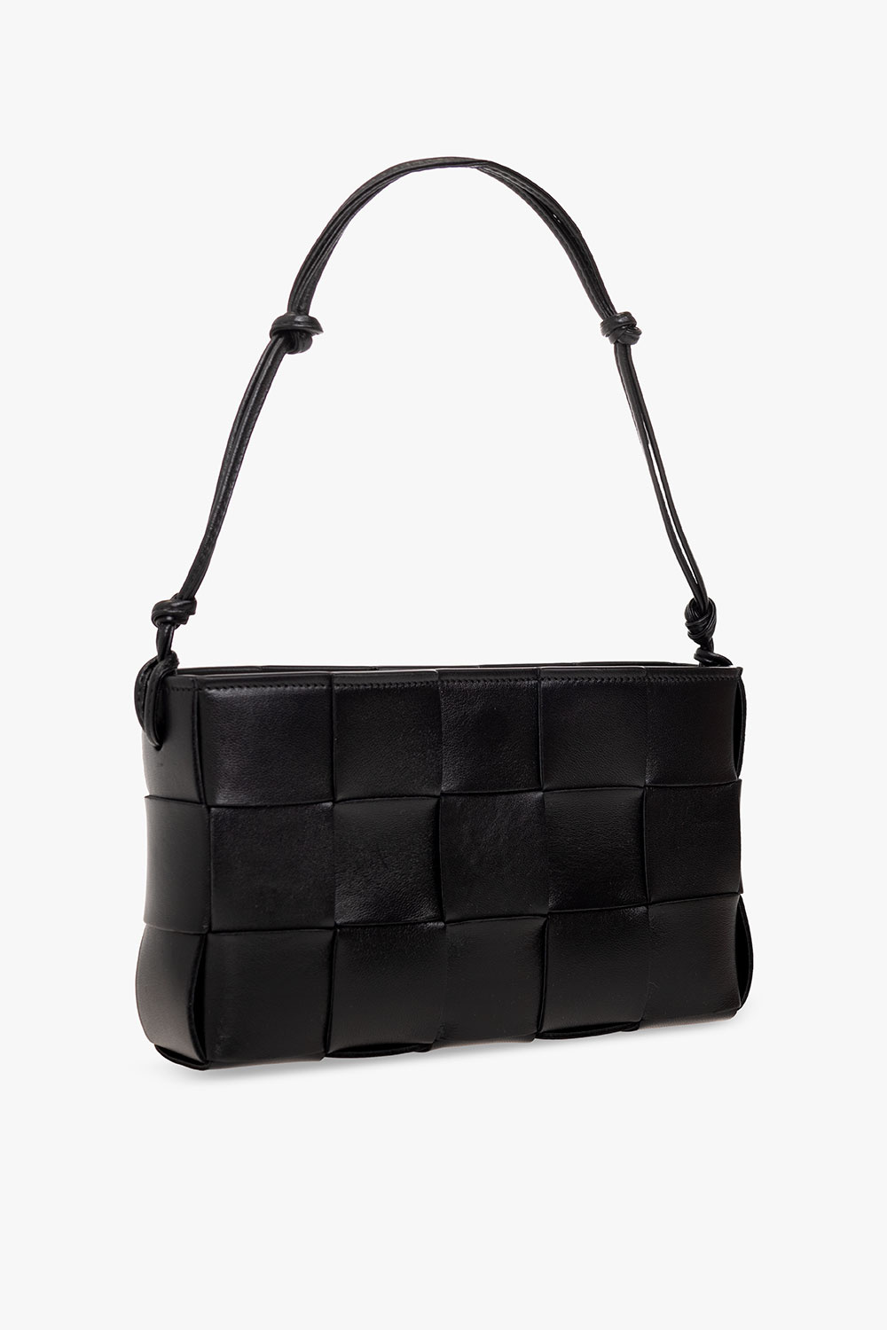 Black 'Cassette Mini' shoulder bag Bottega Veneta